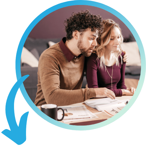 a couple prioritizing financial goals